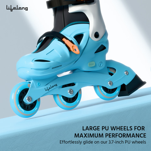 Lifelong Adjustable wheel Inline skates shoes for Boys and Girls