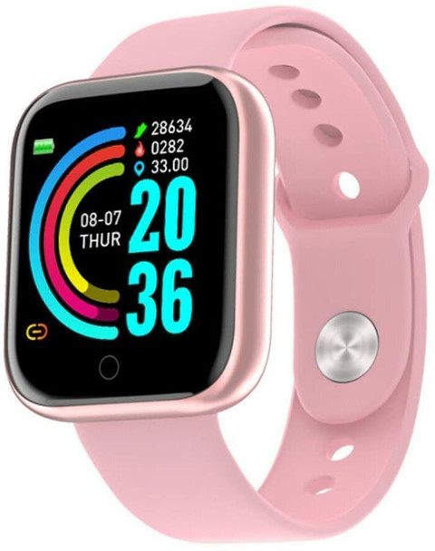 Microwear Plus Best New Step Count Tracker Pink Smart Watch Smartwatch