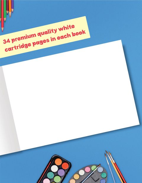 Target Publications Drawing Book for Artists, Kids | 2A, A3 & A4 Size ...