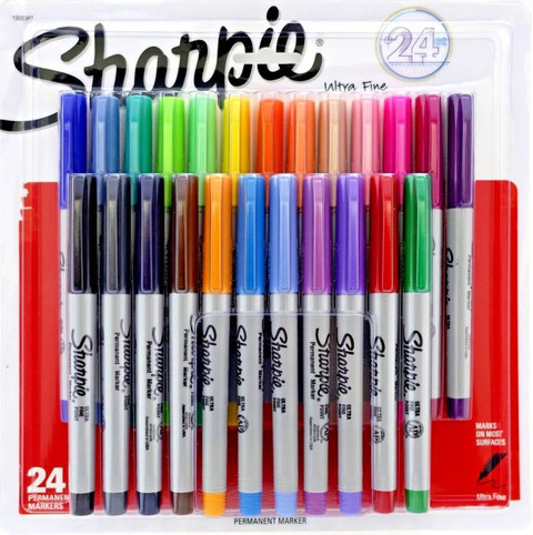 Sharpie ULTRA FINE MARKER PERMANENT WALLET 24