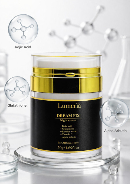 night cream glutathione and kojic acid lumeria WITH LICORICE EXTRACT VITAMIN C ALPHAARBUTIN Price in India Bac Water Pack:30 Glutathion Lipo Vita –