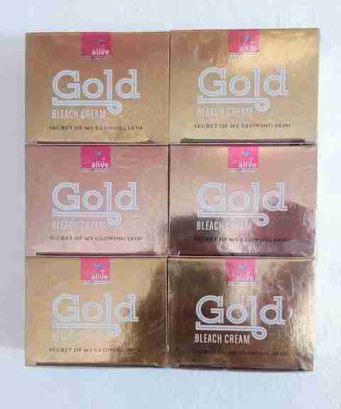 Skin Alive SA gold Bleach Cream glowing Skin (Pack of 6pc Each 43g) Price in India