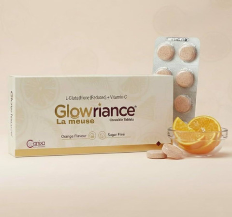 glutathione chewable tablet Glucosmo at  400/box | Kanpur Mediklinik Kart Glowriance Sugar Free