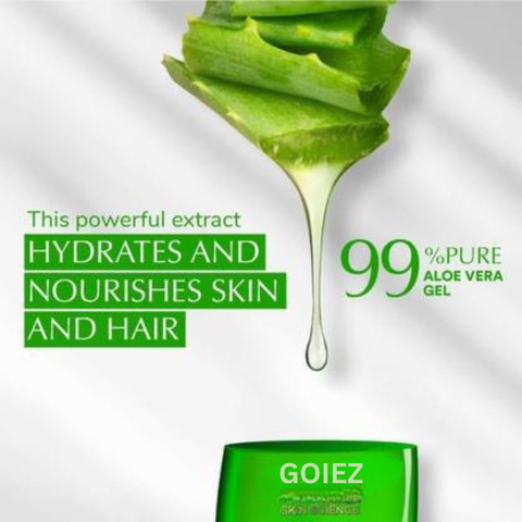 GOIEZ Gentle Aloe Gel For Sensitive Skin With Cooling And Brightening  Effects