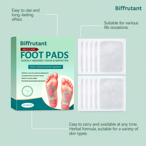 BIFRRUTANT foot pads weight loss bamboo detox foot pads nightly wellness  care Plaster & Patch - Buy Baby Care Products in India | Flipkart.com