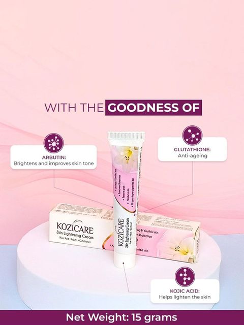 glutathione arbutin and kojic acid Effective Skincare: Glutathione, Acid, Creams Kozicare Skin Lightening Cream with