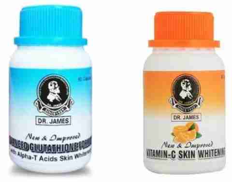 DR. JAMES Glutathione & Vitamin c 1000 mg - Skin Whitening Capsules - Combo Offer Price in India - Buy DR. JAMES Glutathione & Vitamin c 1000 mg - Skin Whitening Capsules