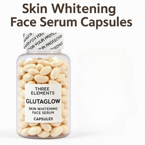 capsule serum glutathione Three Elements GlutaGlow Skin Whitening Face Serum Capsules – Glutathione &  Vitamin E | Skin Brightening & Anti-Pigmentation Price in India