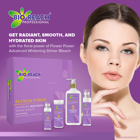 Bio Reach Flower Power Advanced Whitening Bleach For Instant