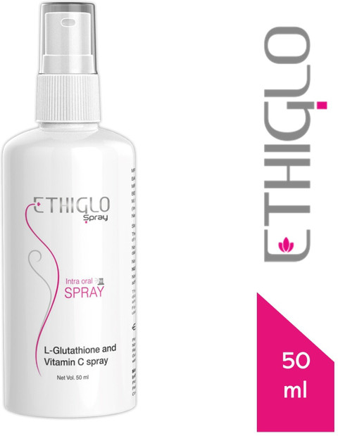 ETHIGLO Oral Spray with Glutathione, Vitamin C for Dark Spots & Blemishes  Price in India - Buy ETHIGLO Oral Spray with Glutathione, Vitamin C for  Dark Spots & Blemishes online at Flipkart.com
