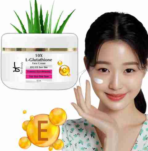 glutathione for oily skin IT Pure Beauty L- Glutathione Face Cream For Oily Skin & Dry Skin  Brightening , Anti Ageing Price in India