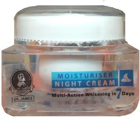 dr james glutathione skin whitening cream DR. JAMES Glutathione Night Cream For Skin Tightening And Skin Lightening