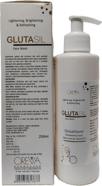 glutathione dry eyes SKYYA OREVA GLUTASIL SKIN BRIGHTENING FACE WASH WITH GLUTATHIONE,  TRANEXAMIC ACID, ALOE VERA & VITAMIN E FOR SKIN BRIGHTENING, SKIN  LIGHTENING, SKIN PROTECTION, HYPER PIGMENTATION REMOVAL, ANTI AGING, DARK  SPOT REMOVAL, RADIANCE