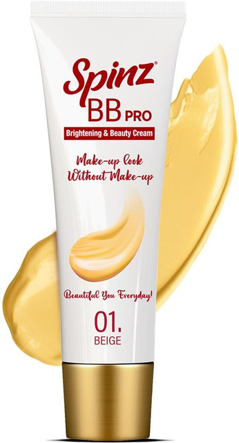 Spinz BB PRO Brightening & Beauty Face Cream - 3 x 29g Packs Price