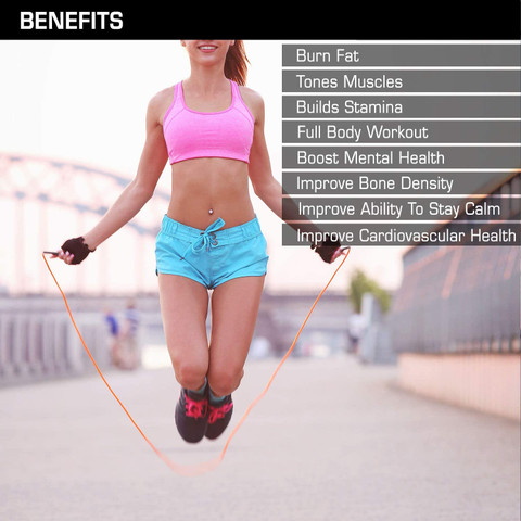 BQH Small Jumping/Skipping Rope for Weight Loss, Gym Training,Exercise  Workout Freestyle Skipping Rope