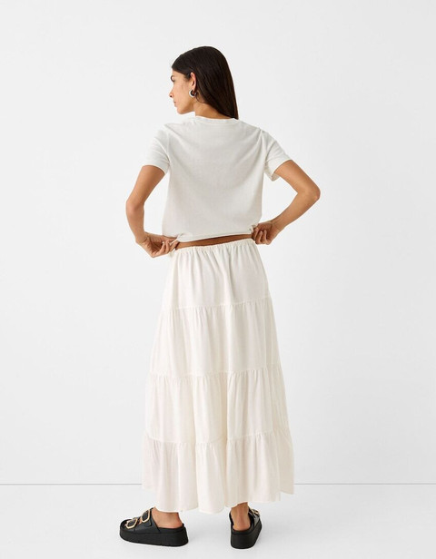 deres 】 first step skirt サイズ0 (オフホワイト) deres