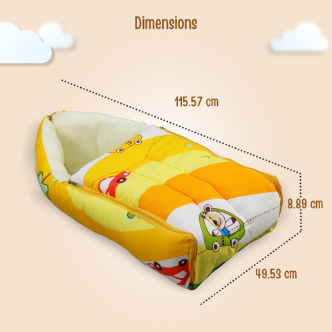 LuvLap in Baby Sleeping Bag Carry Nest, Cotton Bed Cum