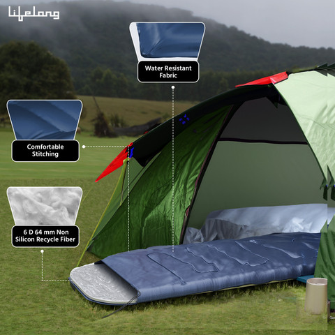 Lifelong Sleeping Bag for Adults Winter Temperatures +10°C Sleeping Bag