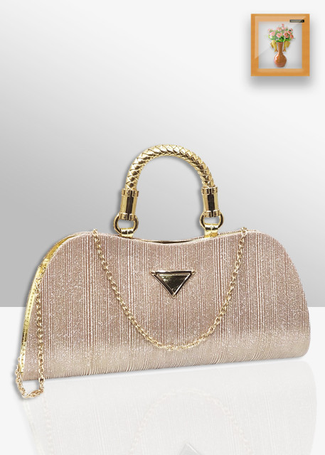 magnifique Gold Sling Bag Gold Sling bag for Women and Girls