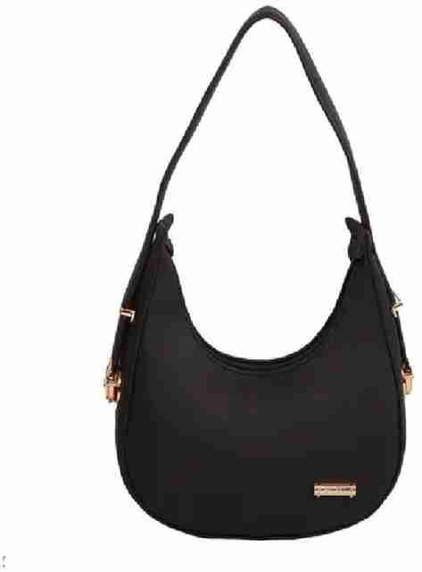 EVOLIC Black Sling Bag Shoulder Bags for Women, Cute Hobo Tote Handbag Mini  Clutch Purse with Zipper