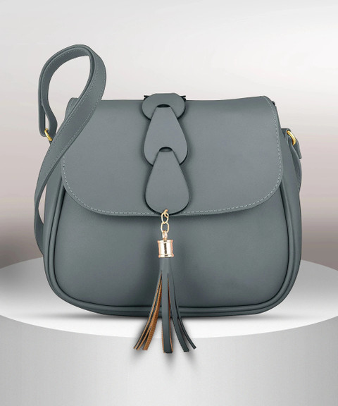 SHAMRIZ Grey Sling Bag Women's Stylish Sling bag cross body bag