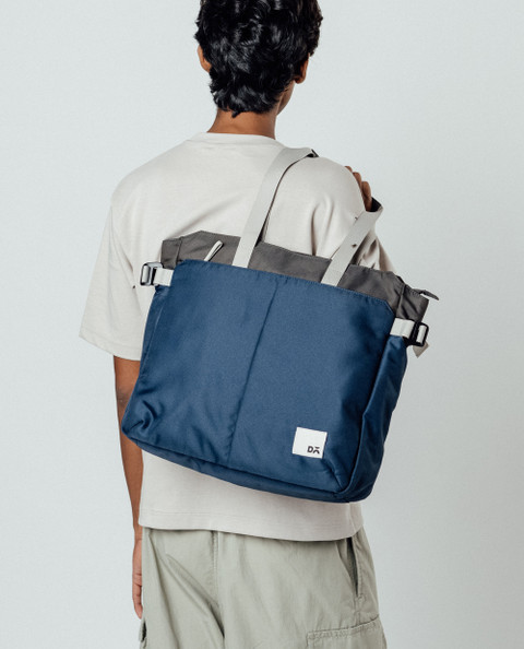 DailyObjects Blue Tote Charcoal-Deep Sea Key Tote Blue - Price in