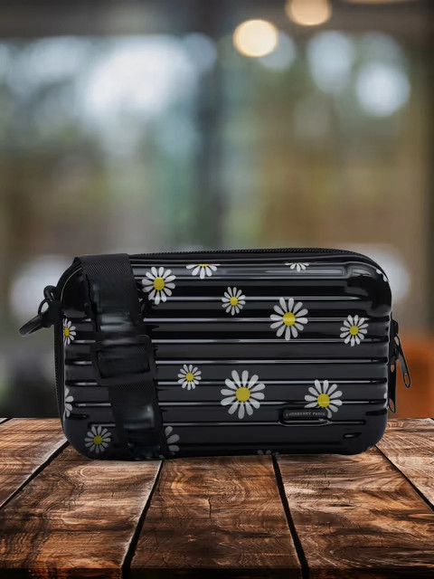 BATCAT Black, White, Tan Sling Bag crossbody sling bag Mini Suitcase  Sling Box Bag For Girls Women's