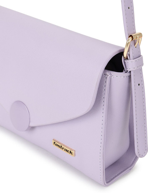 Fastrack Purple Sling Bag Solid Purple Price in India