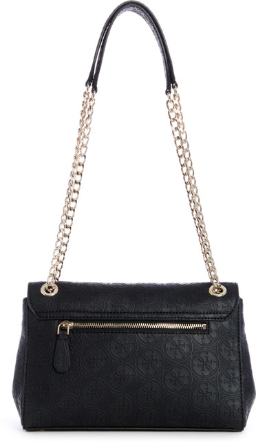 GUESS Black Sling Bag HERITAGE POP BLACK Price in India