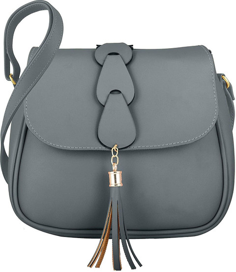 SHAMRIZ Grey Sling Bag Women's Stylish Sling bag cross body bag