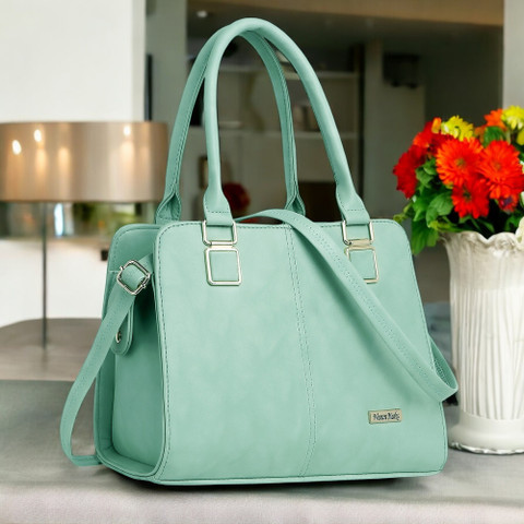 Buy Women Marks Women Green Hand-held Bag LIGHT GREEN Online