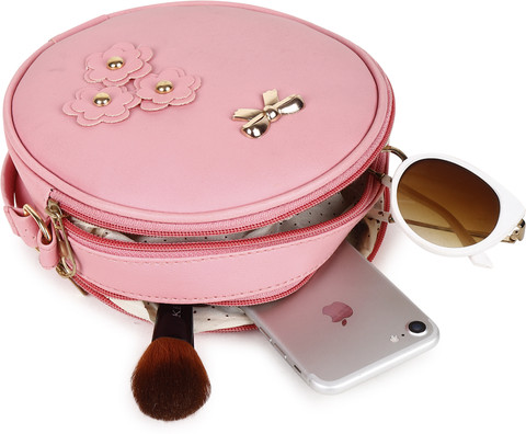 INTEGREL Multicolor Sling Bag Girls and Women Sling Bag Peach