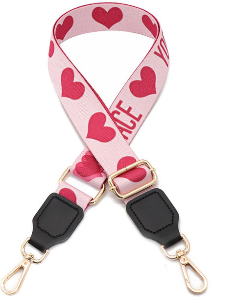 valerie Pink Shoulder Bag Purse Strap Replacement Crossbody Wide Shoulder  Sling Side Bag Strap