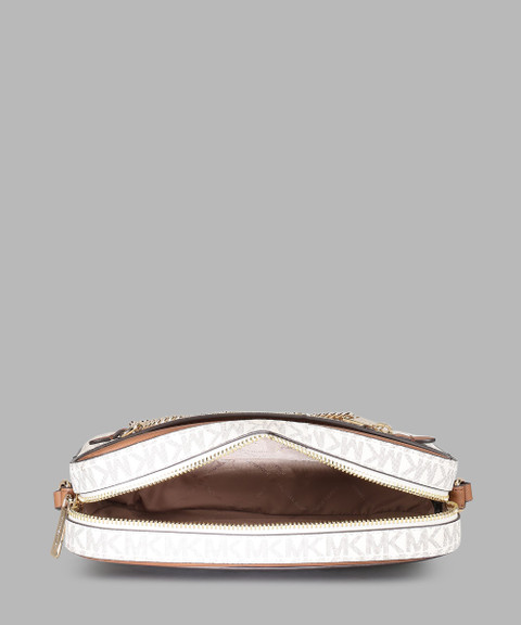 MICHAEL KORS Beige Sling Bag JET SET ITEM VANILLA Price in India
