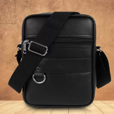 Sharewell Black Sling Bag Men sling bag,hand bag for boys,tablet bag, new  stylish bag for men