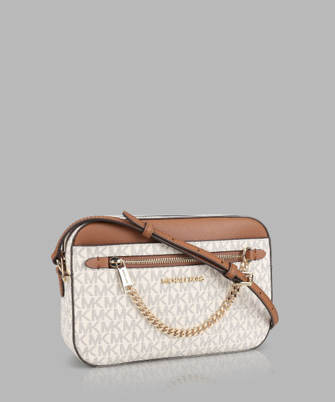 MICHAEL KORS Beige Sling Bag JET SET ITEM VANILLA Price in India