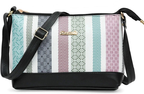 SHAMRIZ Black Sling Bag women Slingbags, one side bag, Crossbody