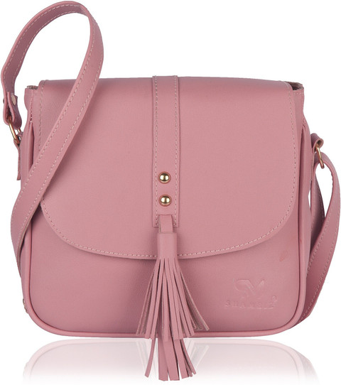 SHAMRIZ Pink Sling Bag Women's and girls Stylish Sling bag