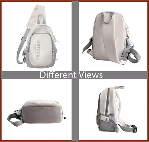 STORITE White, Grey Shoulder Bag Stylish Sling Crossbody Bag with