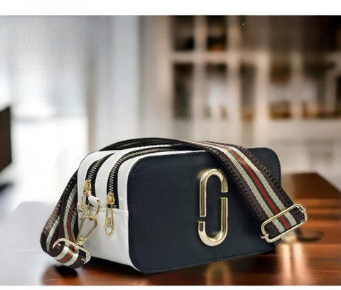 kidsmuch Black Sling Bag Cross Body Bag for Women and Girls - Main Image