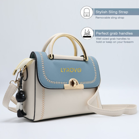 Lyrovo Blue Sling Bag Women Stylish Sling Bag