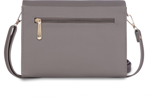 CHALA Prism Crossbody Purse For Women – Adjustable Strap Shoulder Bag In Gray With Bigfoot Design