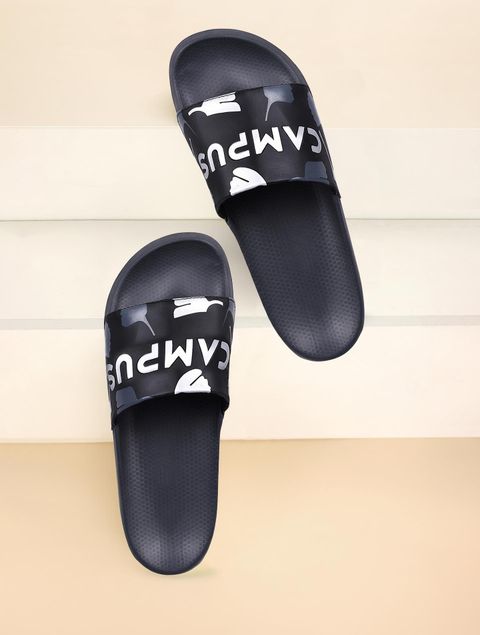 Campus Men Slides Black Size 7 - Image 5