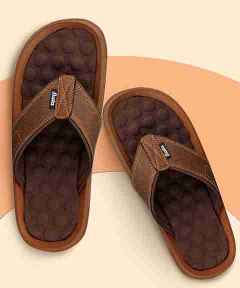 Bata Men Slippers Buy Brown Color Bata Men Slippers Online at