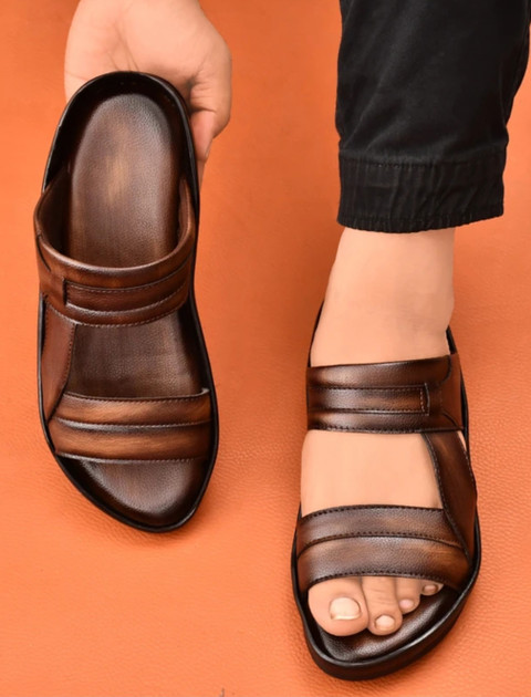 Pure Leather Sandals For Men Best Office Chappal Paragon PUK2221G
