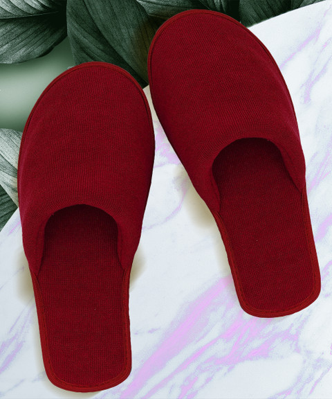 Ram Mart Women Women's Girl's House Home Indoor Bedroom Closed Toe Warm  Soft Slippers