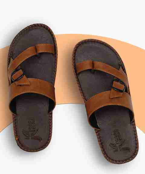 Kraaso Mens Leather Minimalist Flip Flops Brown Neutral Sz.8 Kraasa CLOGS & SLIPPERS - Buy CLOGS & SLIPPERS from https  main image 4