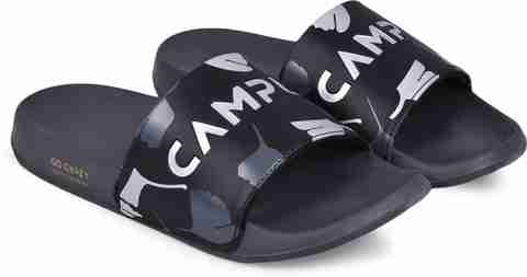 Campus Men Slides Black Size 7 - Image 3