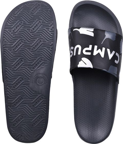 Campus Men Slides Black Size 7 - Image 8