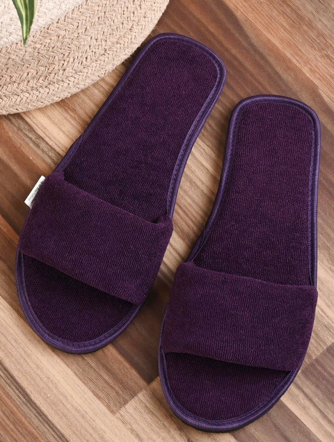 Mifuzi Women Home Indoor House Bedroom Room Cloth Soft Open Toe